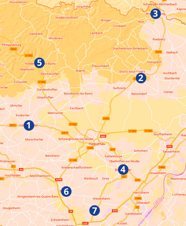 Carte des permanences